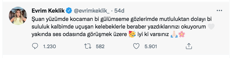 evrim keklik elendikten sonra ilk paylasimini yapti